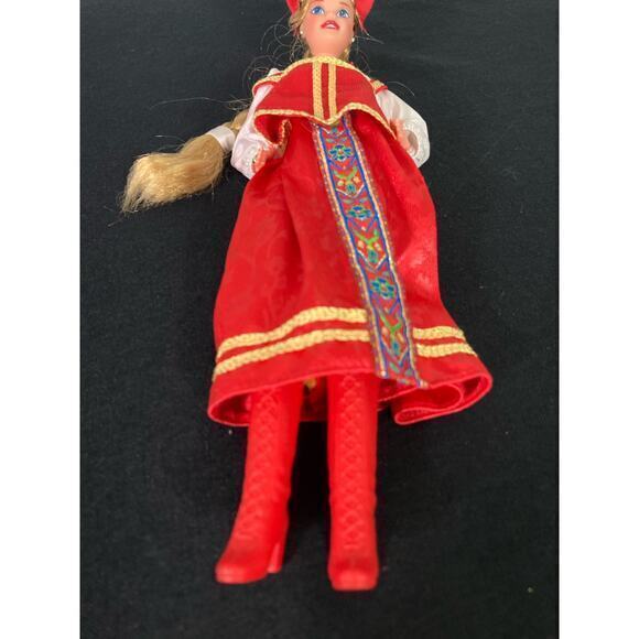 Russian Barbie Doll‎ Dolls Of The World 1966 Blonde Braid Light Complexion - Picture 5 of 11